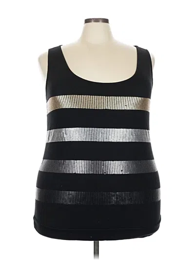 Pre-owned Torrid Tank Top Black Square Neckline Tops