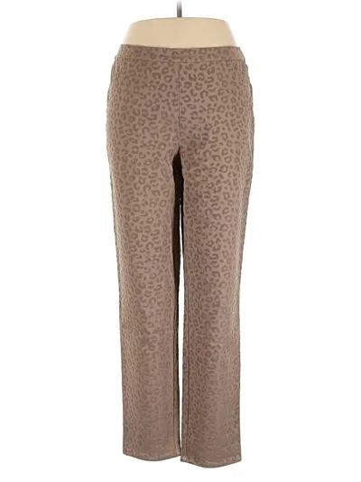 Pre-owned Isaac Mizrahi Live Casual Pants In Brown