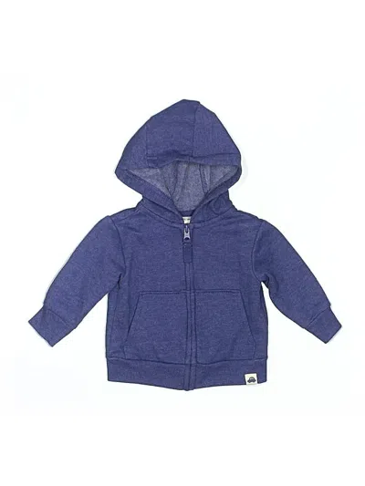 Pre-owned Carter's Babies' Zip Up Hoodie In Blue