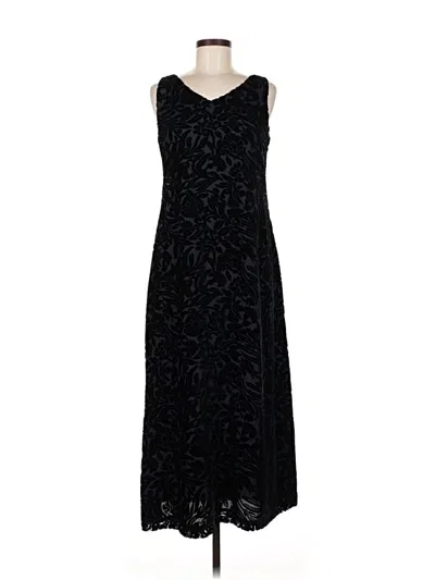Pre-owned Laura Ashley Cocktail Dress In Black