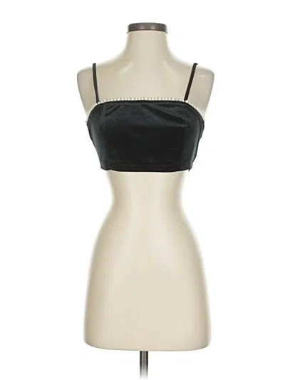 Pre-owned Urban Outfitters Sleeveless Top Black Strapless Neckline Tops