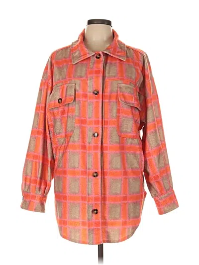 Pre-owned Davi & Dani Coat In Orange