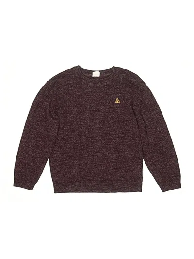 Pre-owned Baby Gap Kids' Pullover Sweater In Burgundy