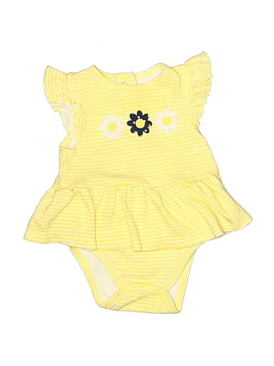 Pre-owned Little Me Babies' Dress In Yellow