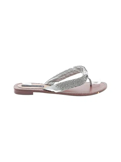 Pre-owned Steven By Steve Madden Sandals In Silver