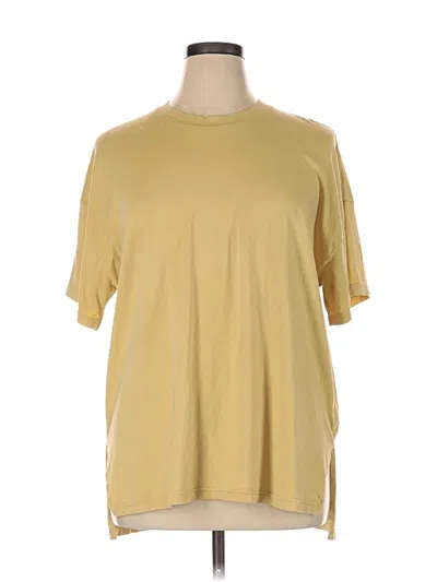 Pre-owned Mono B Short Sleeve T-shirt In Gold