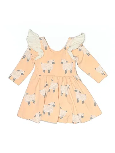 Pre-owned Monica + Andy Kids' Dress In Orange