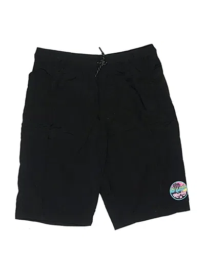 Pre-owned Hurley Kids'  Board Shorts In Black