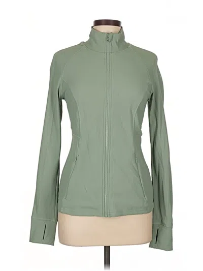 Pre-owned 90 Degree By Reflex Track Jacket In Green