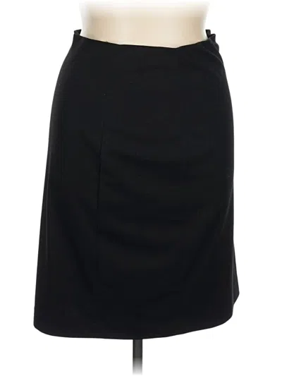 Pre-owned Ann Taylor Factory Formal Skirt In Black