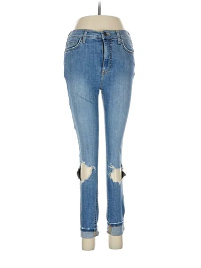 Pre-owned Free People Jeans In Blue
