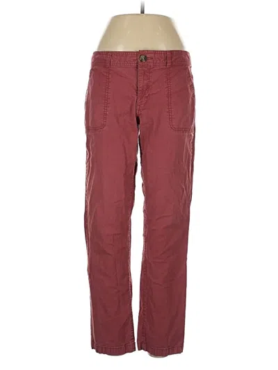 Pre-owned Dockers Casual Pants In Burgundy