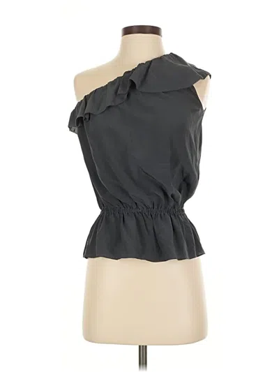 Pre-owned Club Monaco Sleeveless Blouse In Black