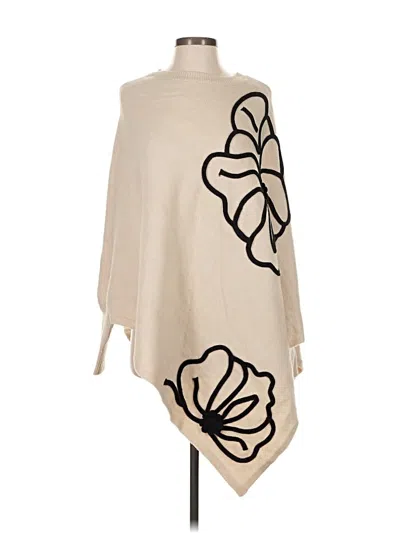 Pre-owned Unbranded Poncho In Brown