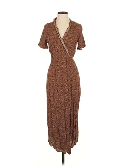 Pre-owned Primark Casual Dress In Brown