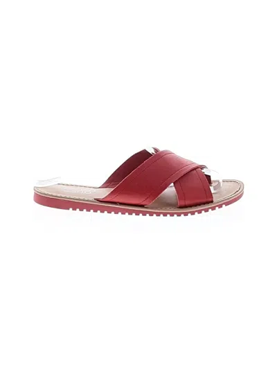 Pre-owned Franco Sarto Sandals In Red