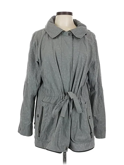 Pre-owned Flair Trenchcoat In Gray