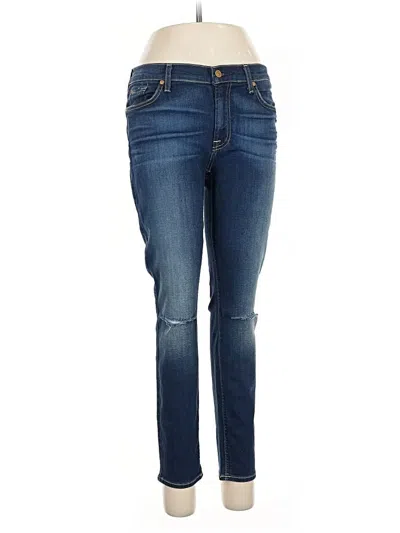 Pre-owned 7 For All Mankind Jeans In Blue