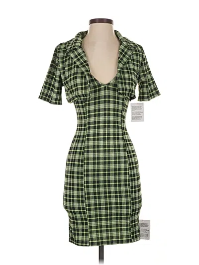 Pre-owned Asos Design Casual Dress In Green