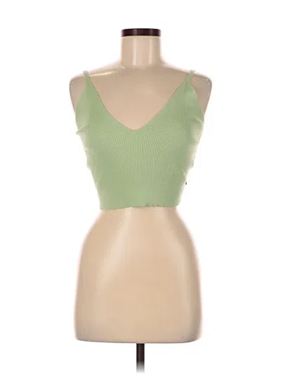 Pre-owned Scotch & Soda Tank Top Green Sweetheart Neckline Tops