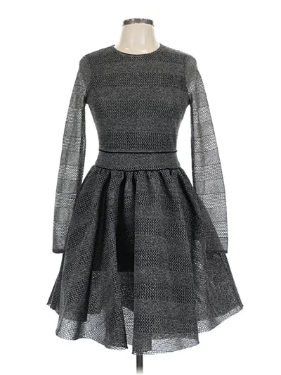 Pre-owned Maje Cocktail Dress In Silver