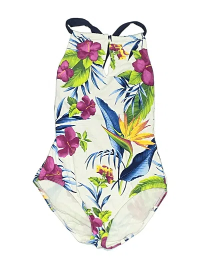Pre-owned Tommy Bahama One Piece Swimsuit In White