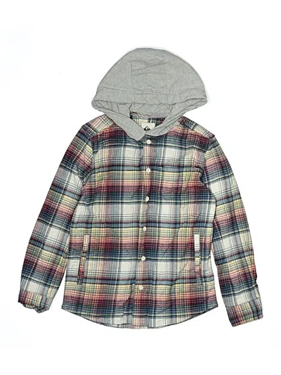 Pre-owned Quiksilver Kids' Long Sleeve Top Gray Tops