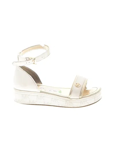Pre-owned Michael Michael Kors Kids' Sandals In White