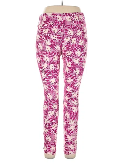 Pre-owned Lularoe Active Pants In Pink