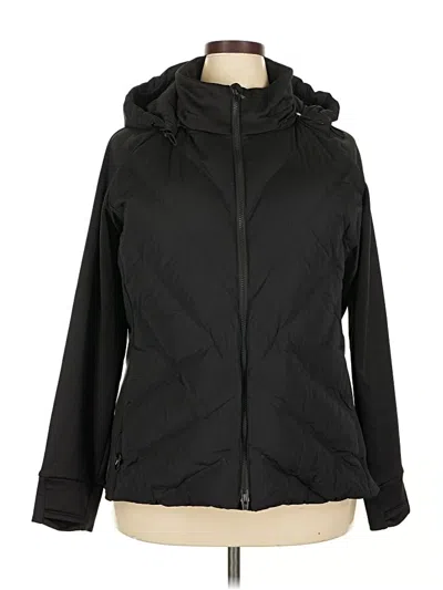 Pre-owned Athleta Snow Jacket In Black