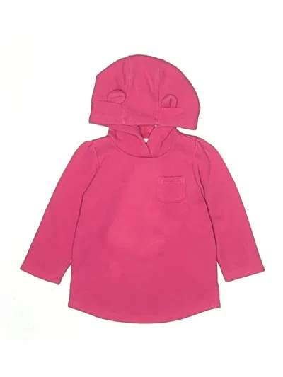 Pre-owned Baby Gap Kids' Pullover Hoodie In Pink