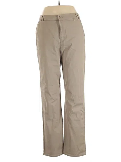 Pre-owned Gloria Vanderbilt Khaki Pant In Brown