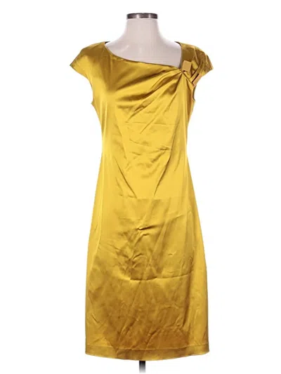 Pre-owned Max Mara Cocktail Dress In Yellow