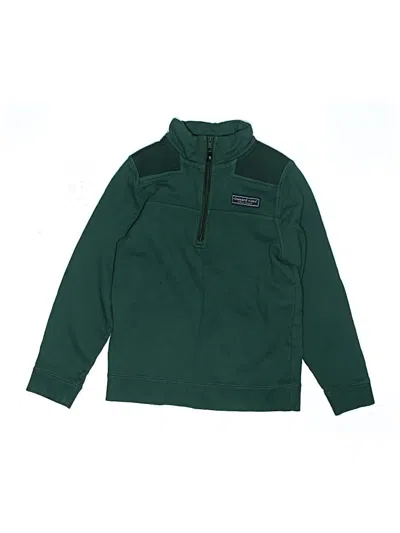 Pre-owned Vineyard Vines Kids' Sweatshirt In Green