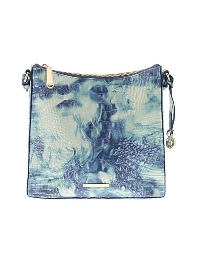 Pre-owned Brahmin Leather Crossbody Bag In Blue