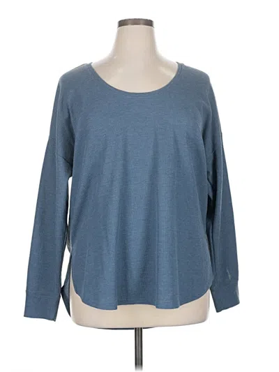 Pre-owned Universal Standard Long Sleeve T-shirt In Blue