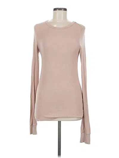 Pre-owned Thread & Supply Long Sleeve T-shirt In Brown