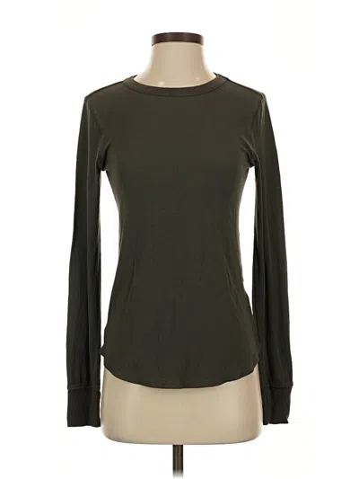 Pre-owned Thread & Supply Long Sleeve T-shirt In Green