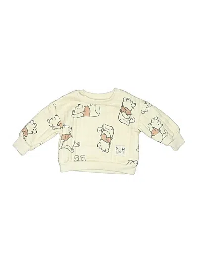 Pre-owned Disney Baby Babies' Pullover Sweater In White
