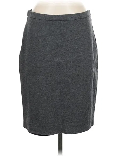 Pre-owned J.crew 365 Casual Skirt In Gray