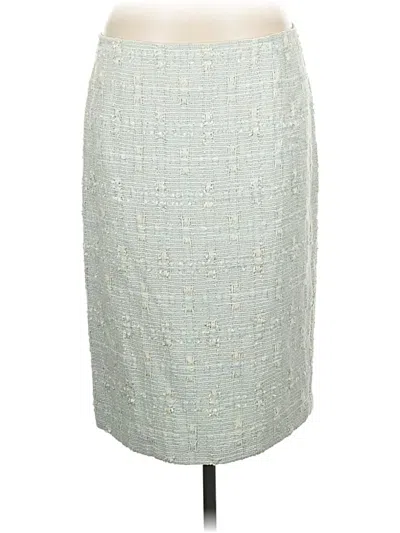 Pre-owned Lafayette 148 Formal Skirt In Gray