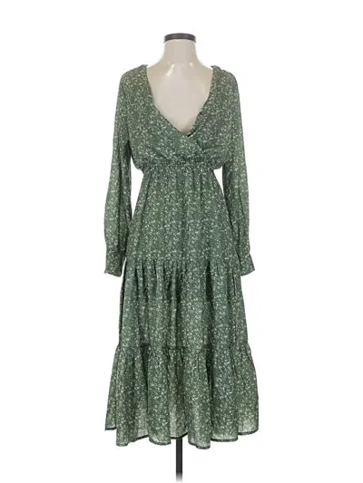 Pre-owned Hayden Casual Dress In Green