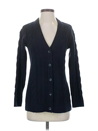 Pre-owned Talbots Cardigan Sweater In Blue