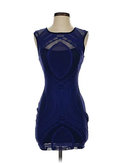 Pre-owned Unbranded Cocktail Dress In Blue