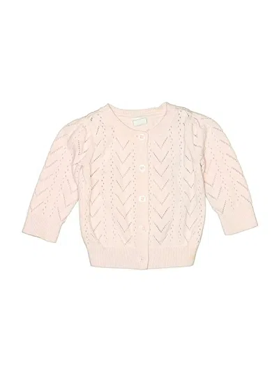 Pre-owned Baby Gap Babies' Cardigan Sweater In Pink