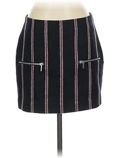 Pre-owned Elizabeth And James Wool Skirt In Black