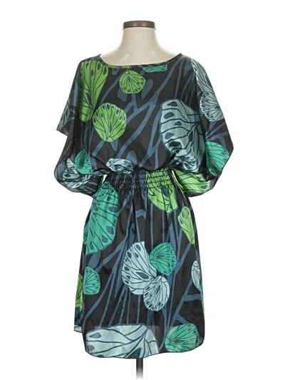 Pre-owned Unbranded Casual Dress In Green