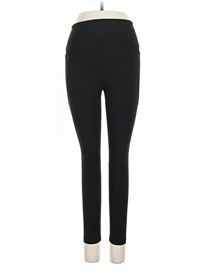 Pre-owned Lorna Jane Active Active Pants In Black