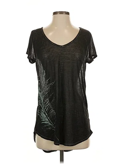 Pre-owned Maurices Short Sleeve T-shirt In Black