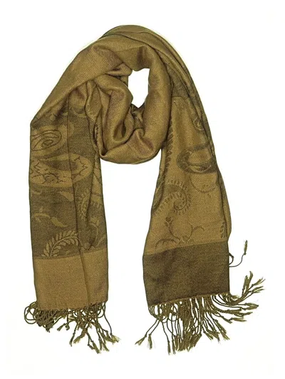 Pre-owned Unbranded Scarf In Green